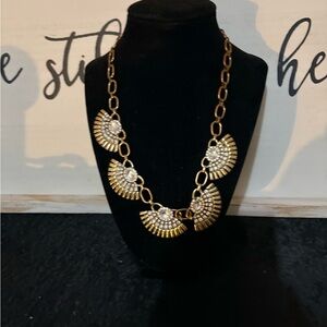 Elegant Gold and Silver Necklace
